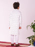 Boy's' White Kurta Pyjama Set